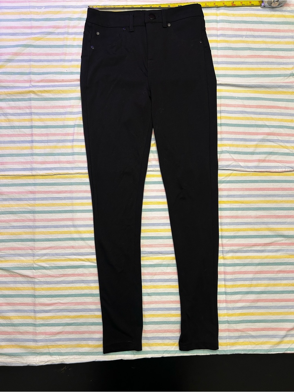 Black Slim Stretch Pants